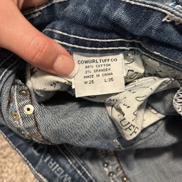Cowgirl Tuff Copper Beauty Boot Cut Jeans - Picture 2 of 5